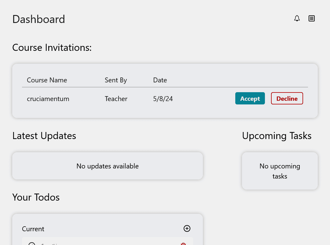 Student Dashboard