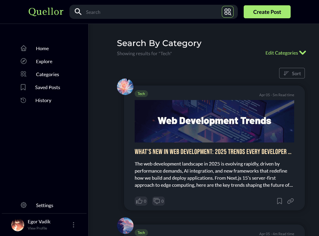 Search Page
